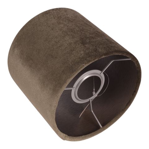 Lampenkap 15 cm - Cilinder - Groen - Stof