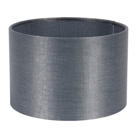 Lampenkap 20 cm - Cilinder - Blauw - Stof
