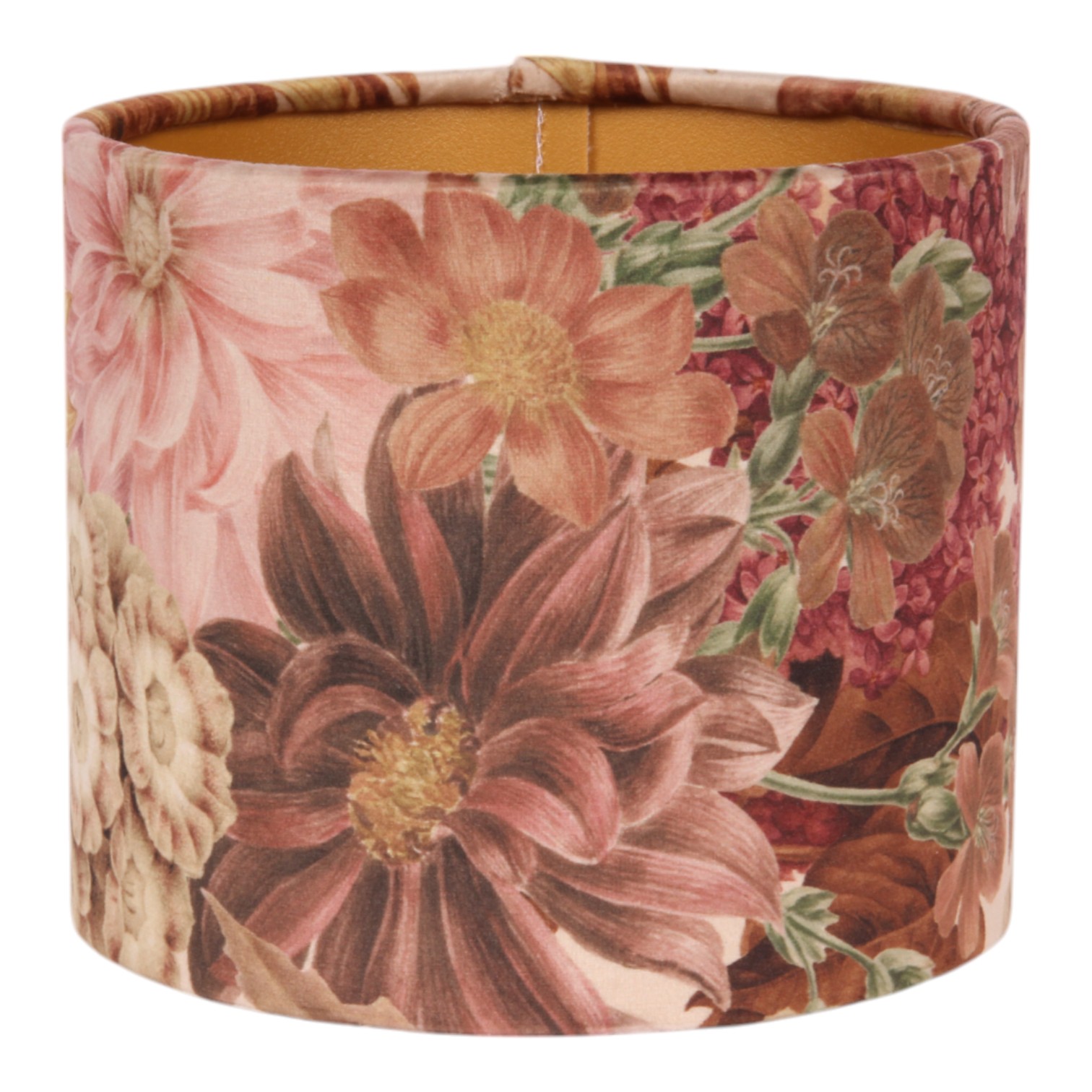 Lampenkap 20 cm - Bloemenprint - Roze - Stof