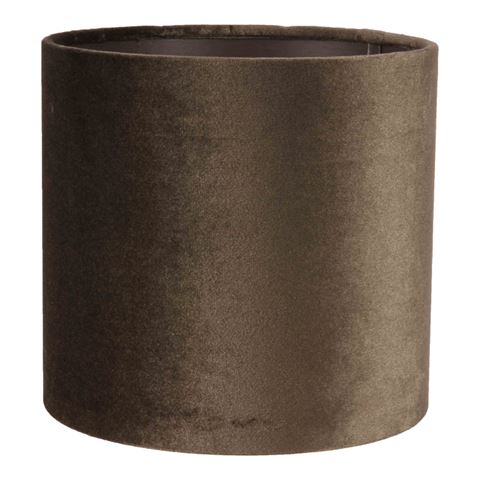 Lampenkap 20 cm - Cilinder - Groen - Stof