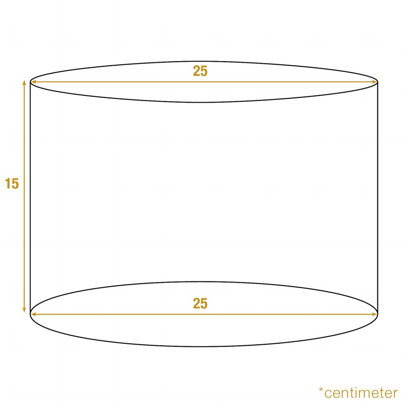 Lampenschirm zylinder 25 cm