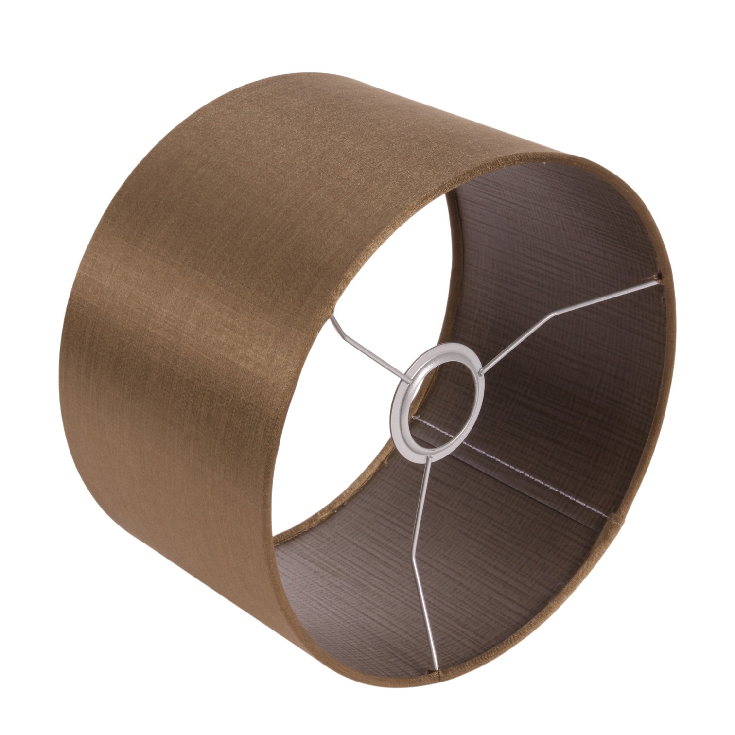 Lampenkap 25 cm - Cylinder - Groen - Stof