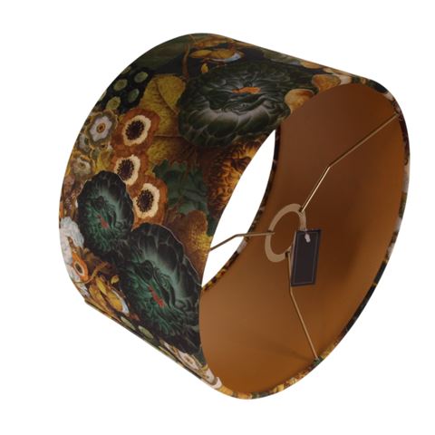 Lampenkap 30 cm - Bloemenprint - Groen - Stof