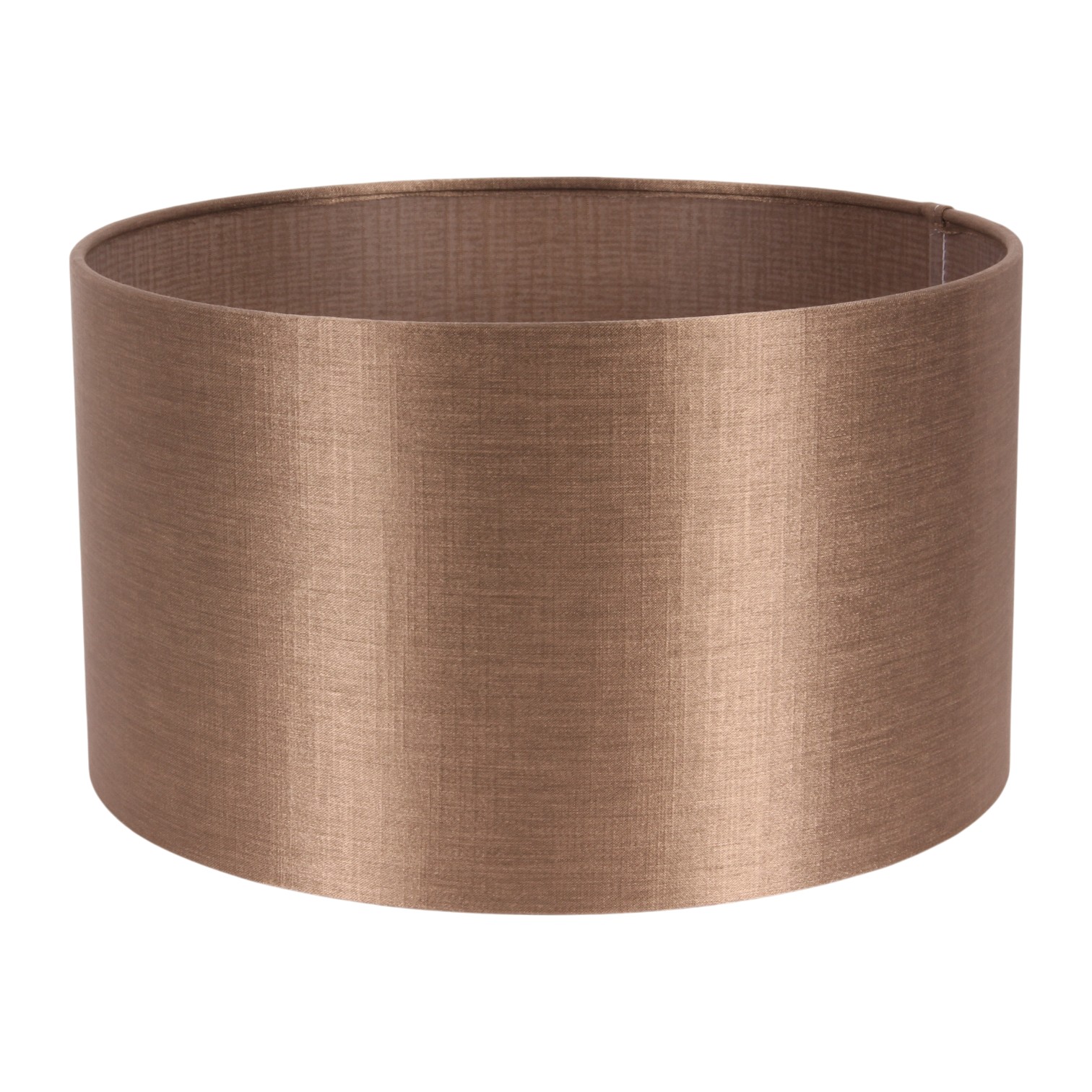 Lampenkap 30 cm - Cilinder - Aardebeige - Stof