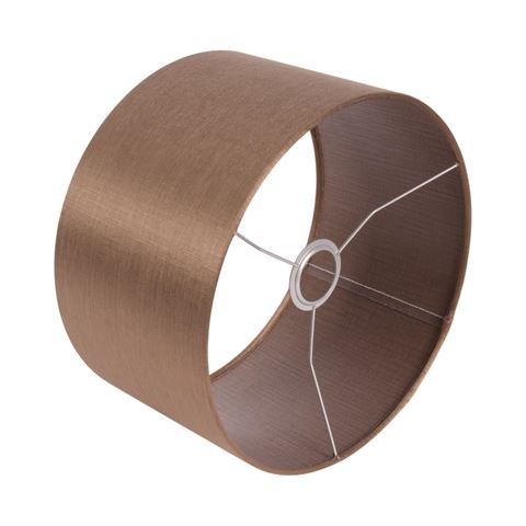 Lampshade 30 cm - Cylinder - Earth Beige - Fabric
