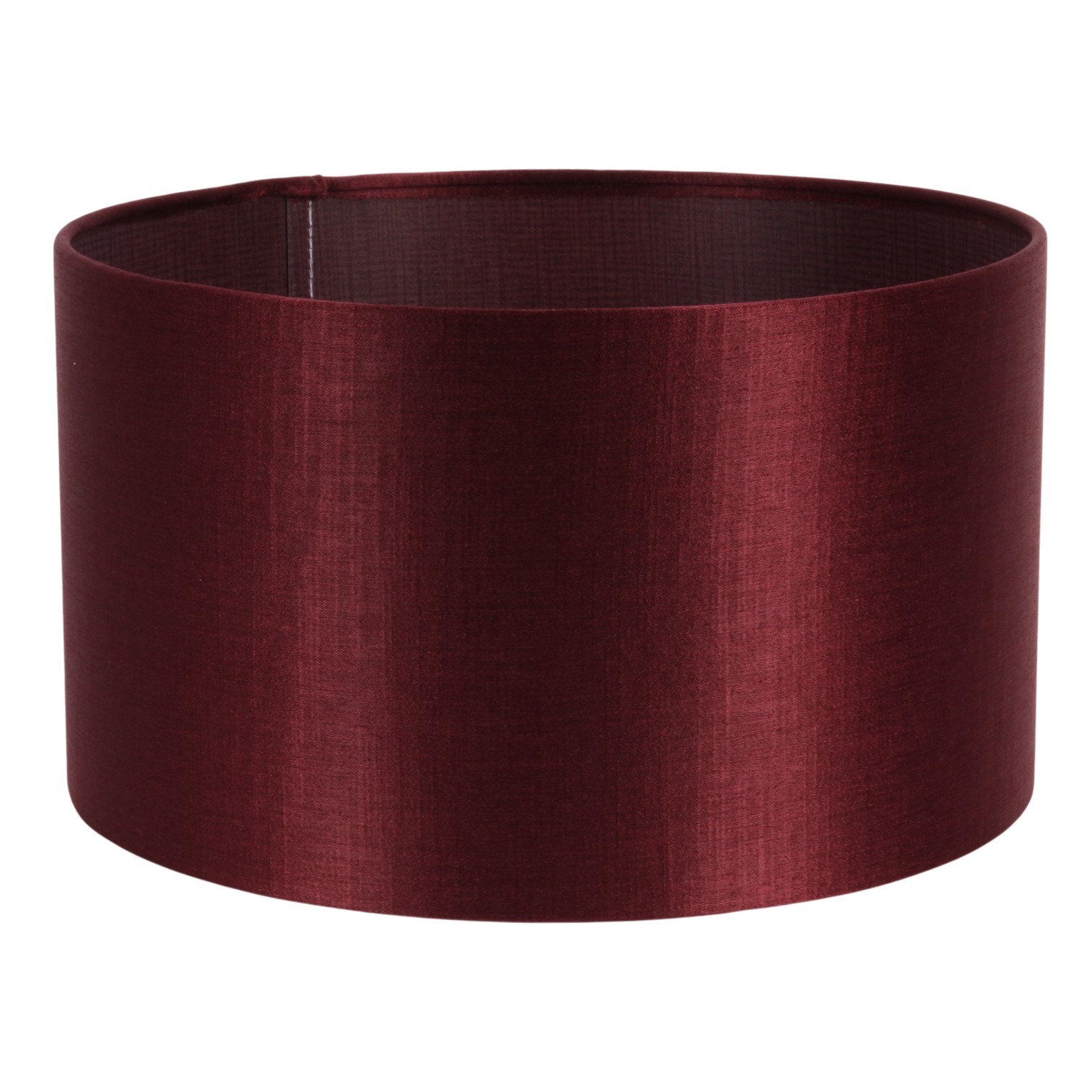 Lampenkap 30 cm - Cilinder - Rood - Stof