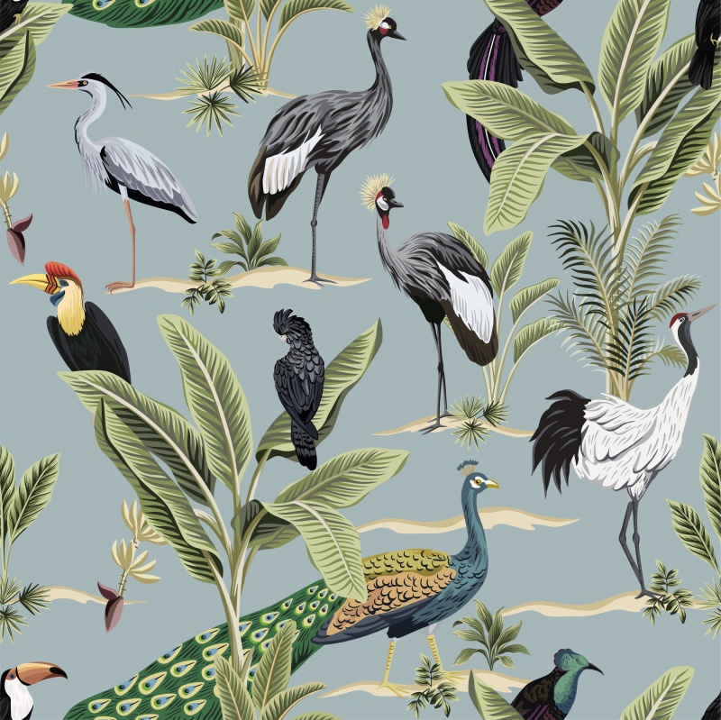 Lampenkap Cylinder 30 cm - Dierenprint - Beige - Stof