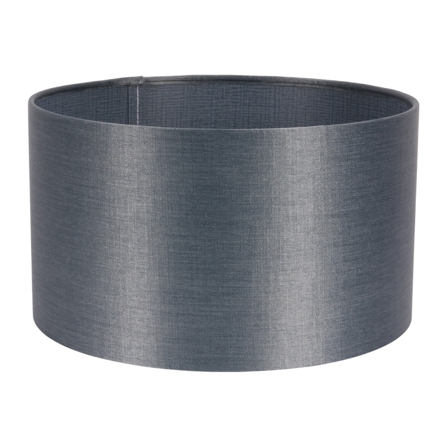 Lampenkap 30 cm - Cilinder - Blauw - Stof