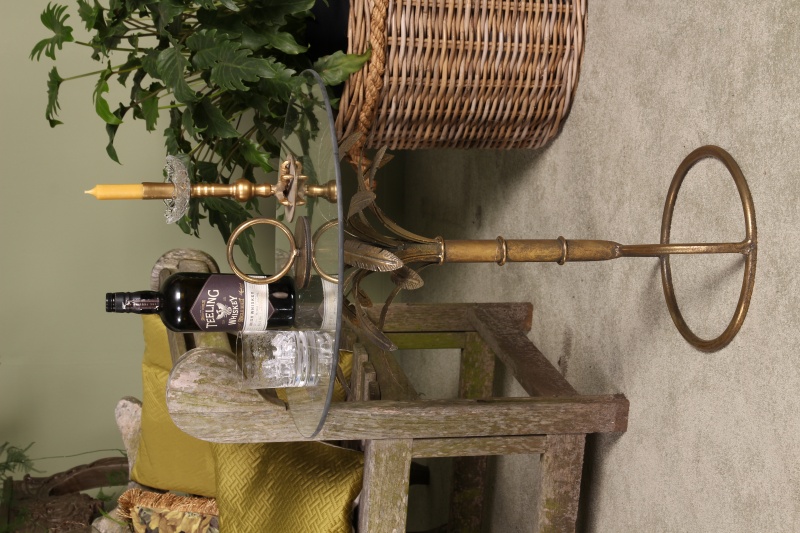 Tafel bijzet Palm leaves
