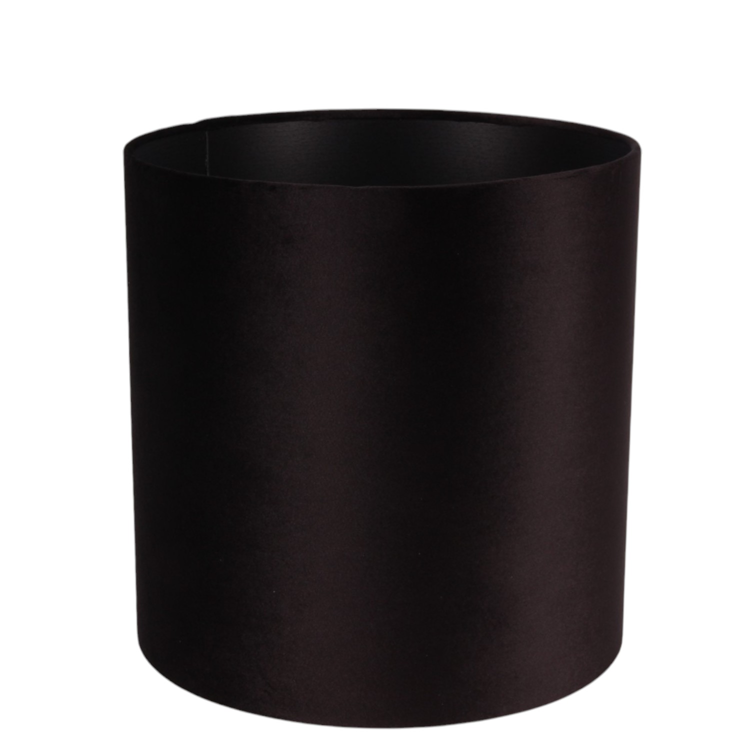 Lampshade 30 cm - Cylinder - Black - Fabric