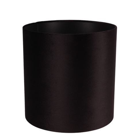Lampshade 30 cm - Cylinder - Black - Fabric