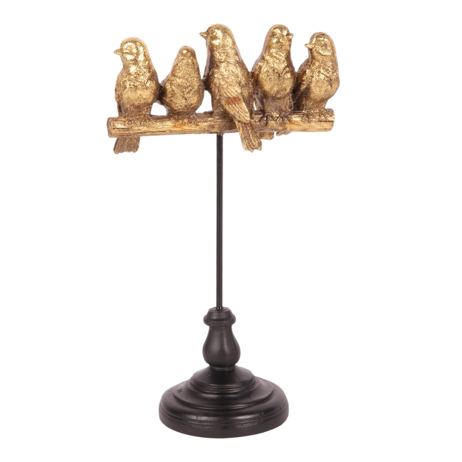 Ornament Vogels 30 cm - Goud - Resin