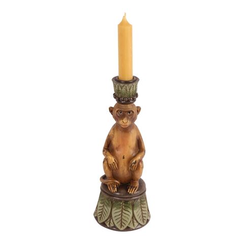 Bougeoir Singe 24 cm