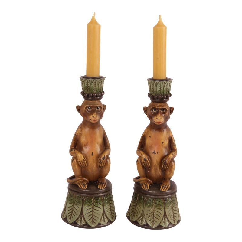 Bougeoir Singe 24 cm