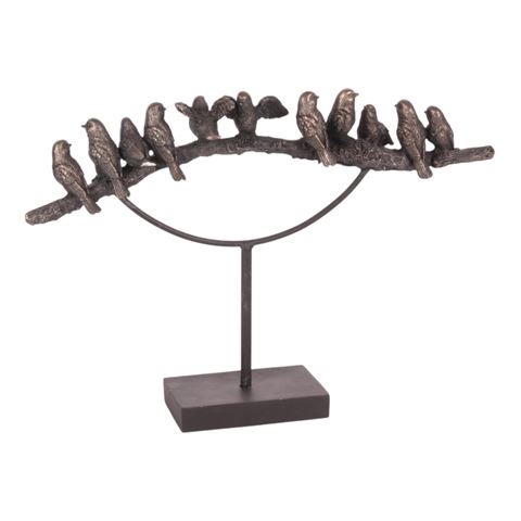 figue. Oiseaux 30cm Résine