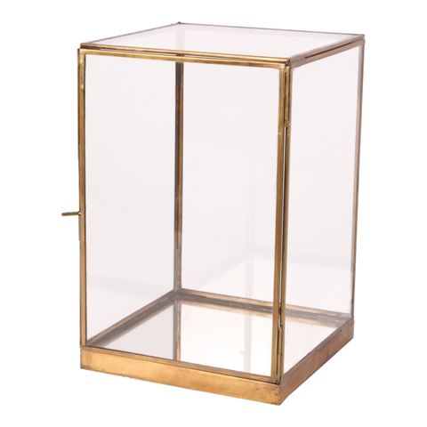 Display Box 40 cm - Goud - Koper / Glas