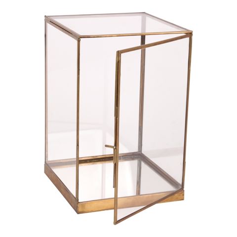 Display Box 40 cm - Goud - Koper / Glas