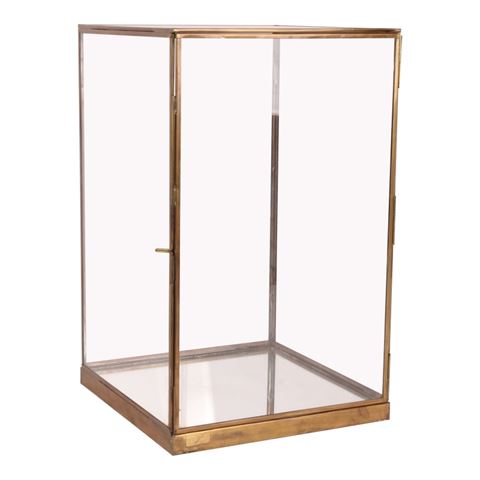 Display Box 30 cm - Goud - Koper / Glas