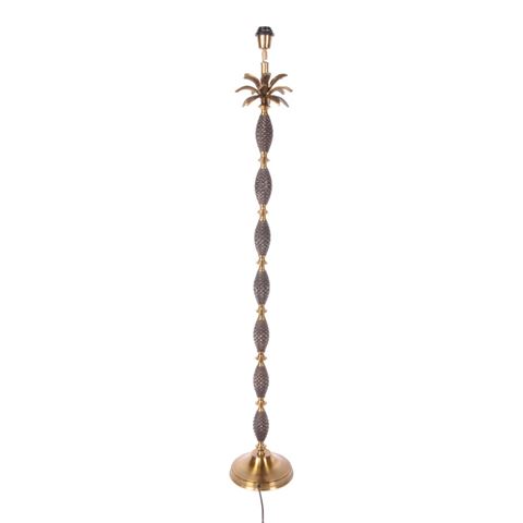 Vloerlamp Voet 132 cm - Palm - Goud - Aluminium