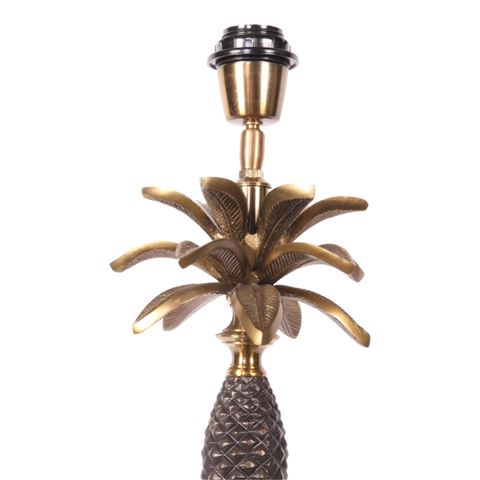 Socle de Lampe de Table 95 cm - Palmier - Or - Aluminium