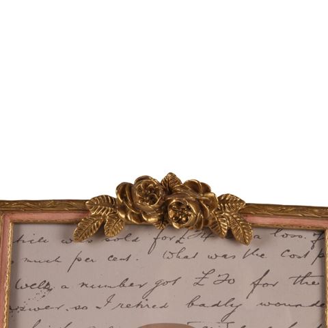 Fotolijst 20x25 cm - Roze - Resin - Staand