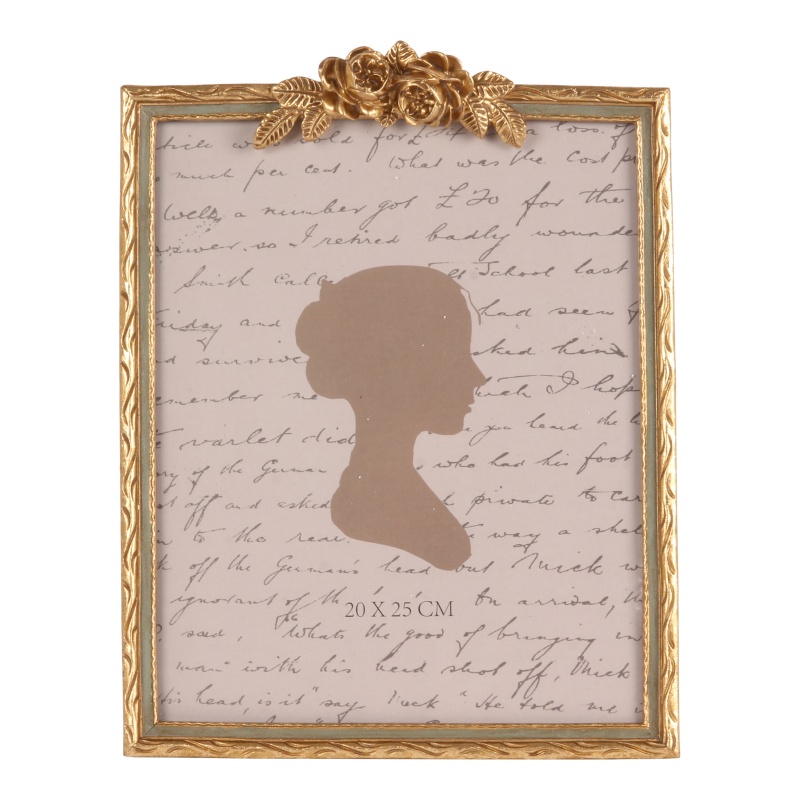 Photo Frame 20x25 cm - Green - Resin