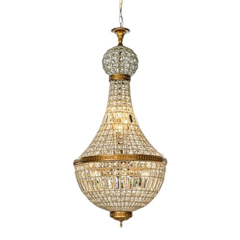 Chandelier Bombay 80 cm - Gold - Iron & Glass
