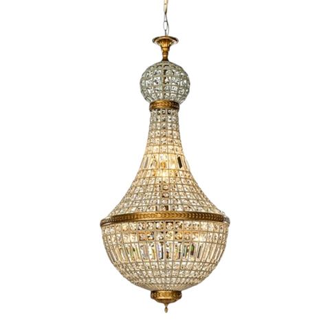 Chandelier Bombay 110 cm - Gold - Iron & Glass
