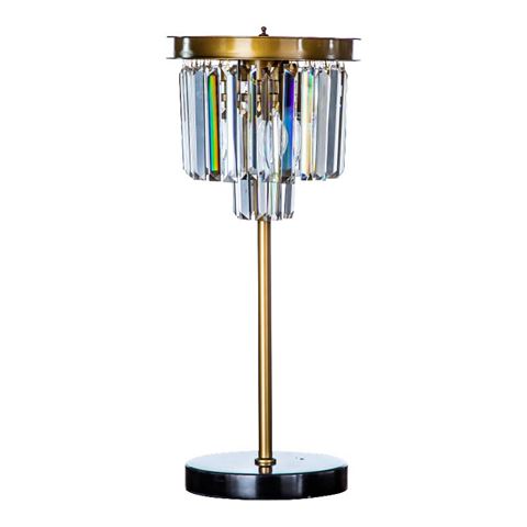 Tafellamp Hilton 55 cm - Goud - Glas
