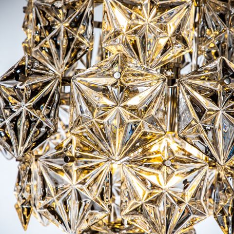 Lampe de Table Delhi 85 cm - Argent - Fer & Verre