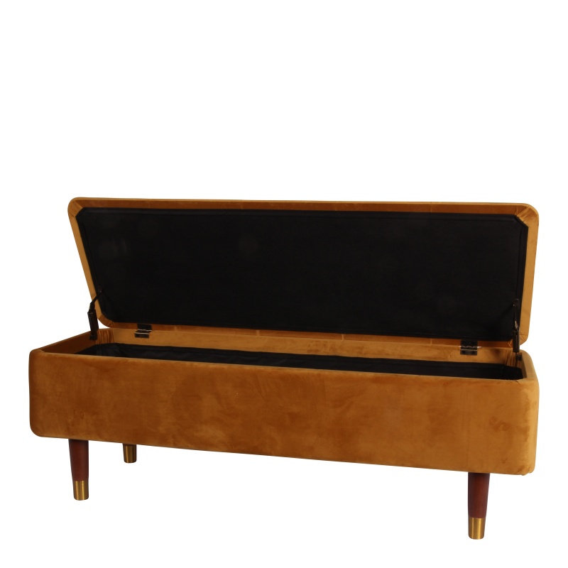 Pouf avec espace de rangement