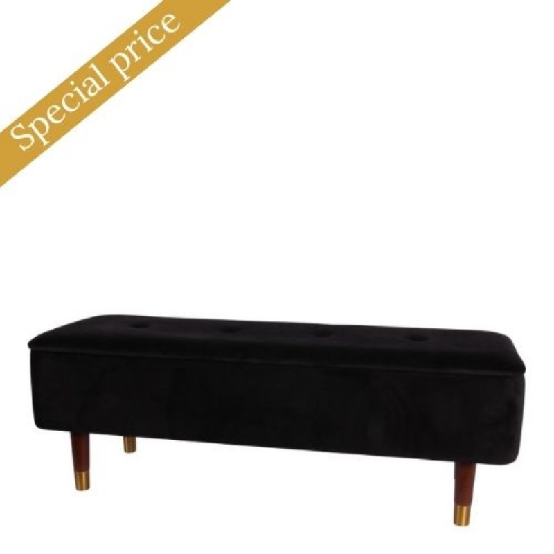 Pouf avec espace de rangement