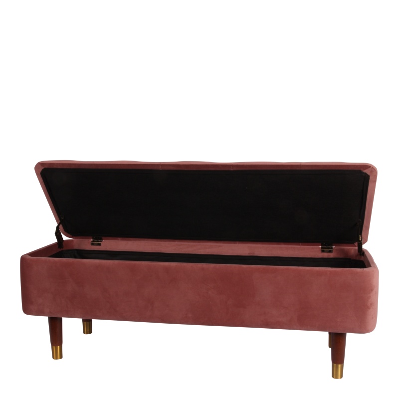 Pouf avec espace de rangement