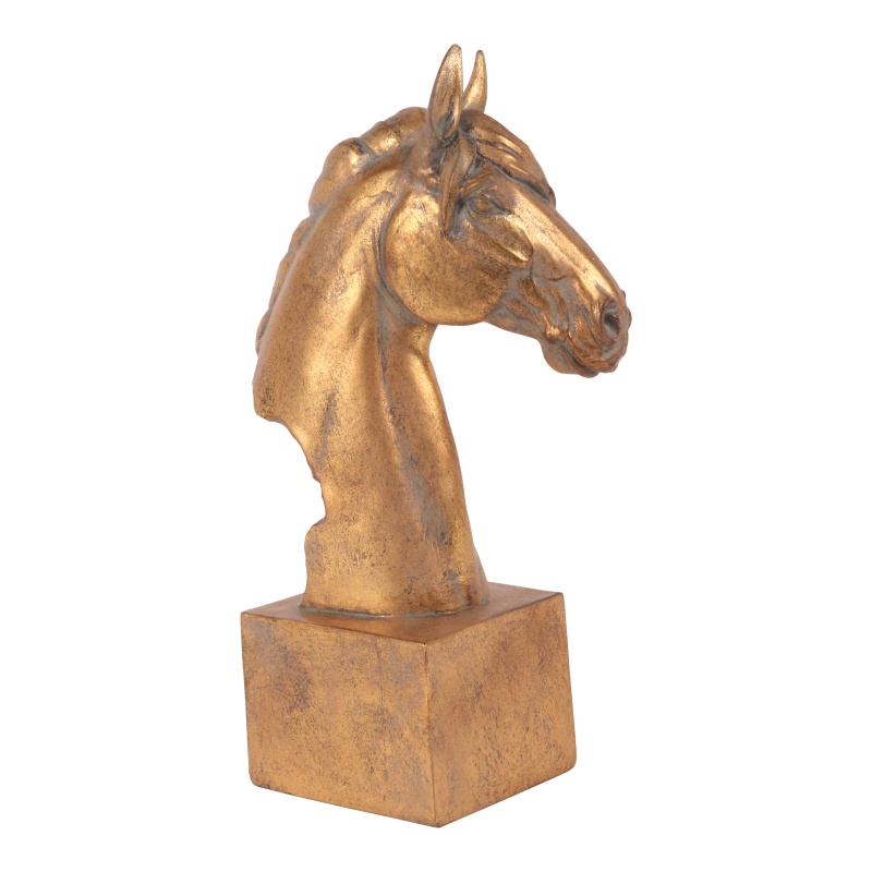 Paardenhoofd 21 cm resin