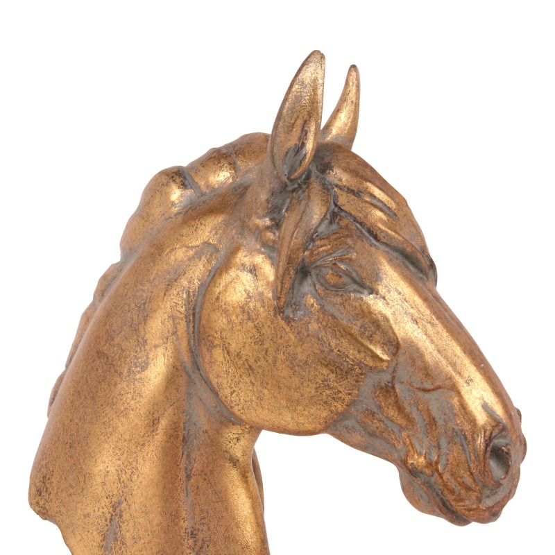 Paardenhoofd 21 cm resin