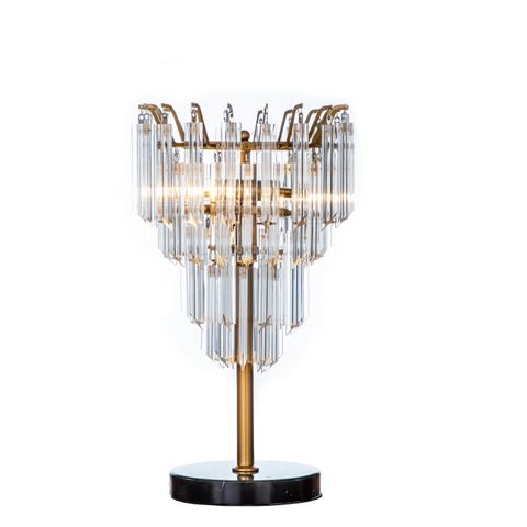 Tafellamp Ariana 57 cm - Gold - Iron & Glass