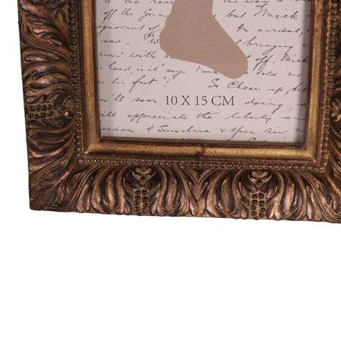 Photo Frame 10x15 cm - Brown - Resin