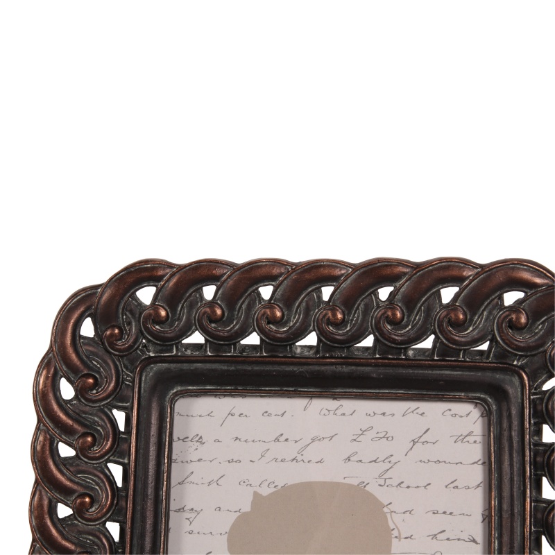 Photo Frame 13x18 cm - Brown - Resin