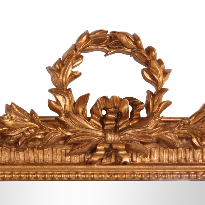 Wandspiegel hout h. 102 cm