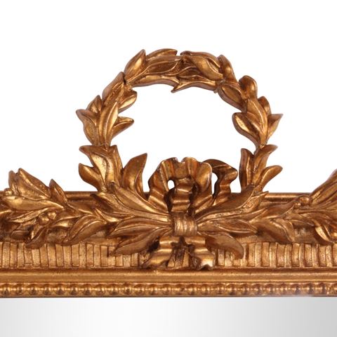 Wandspiegel 102 cm - Goud - Hout