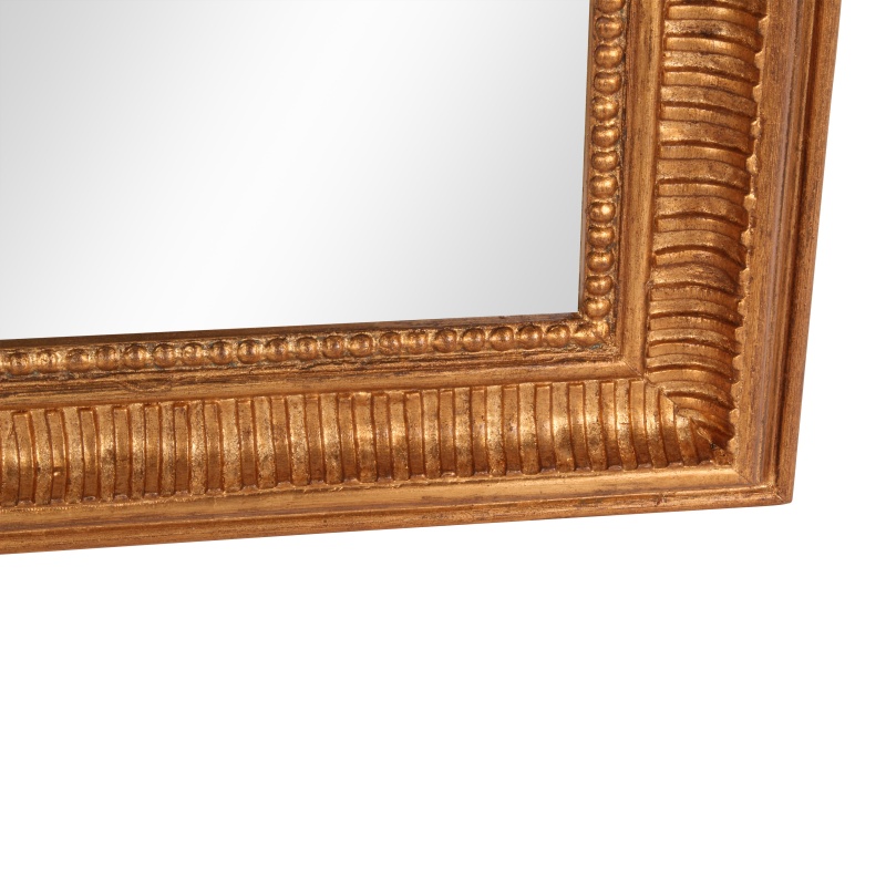 Wandspiegel hout h. 102 cm