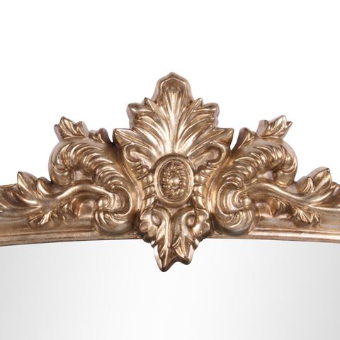 Mirror Wall 105 cm - Silver - Wood