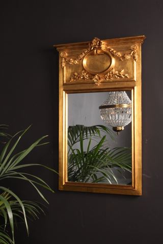 Wandspiegel 102 cm - Goud - Hout