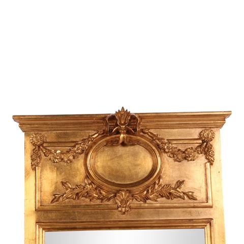 Wandspiegel 102 cm - Goud - Hout