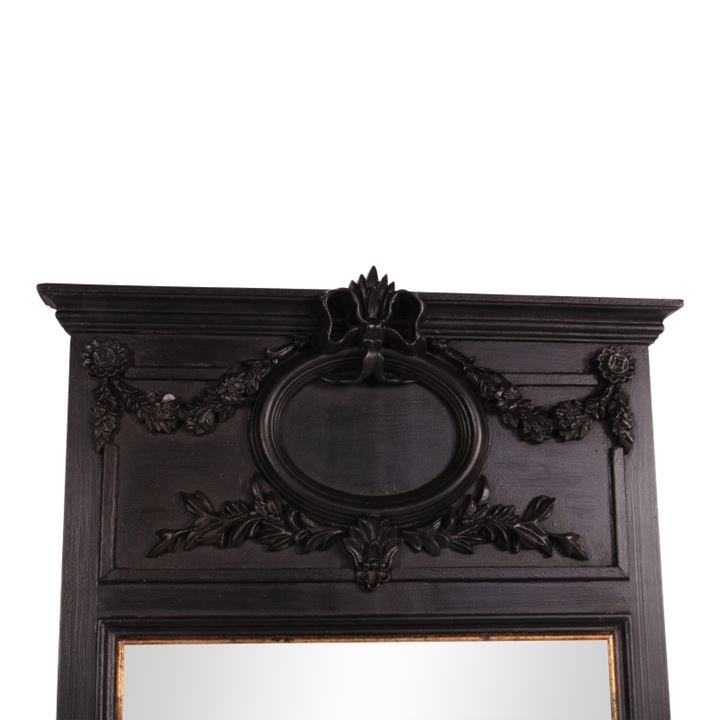 Wandspiegel hout h. 102 cm