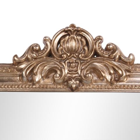 Wandspiegel hout h. 120 cm
