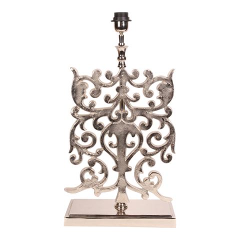 Tischleuchtenfuß 83 cm - Silber - Aluminium