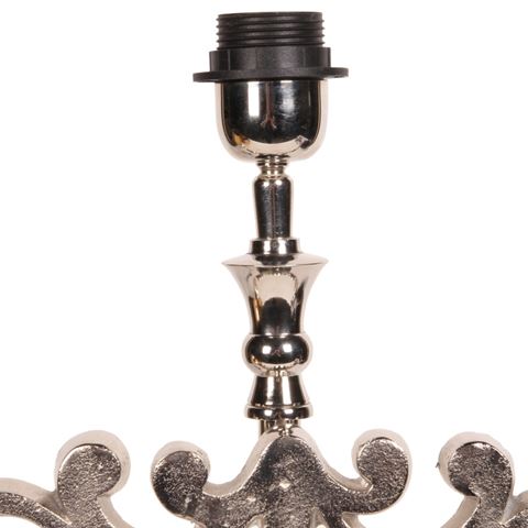 Tischleuchtenfuß 83 cm - Silber - Aluminium