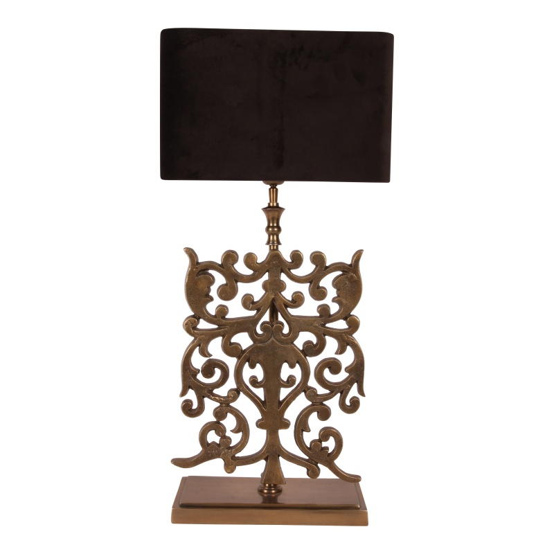 Pied de lampe de table aluminium 53 cm