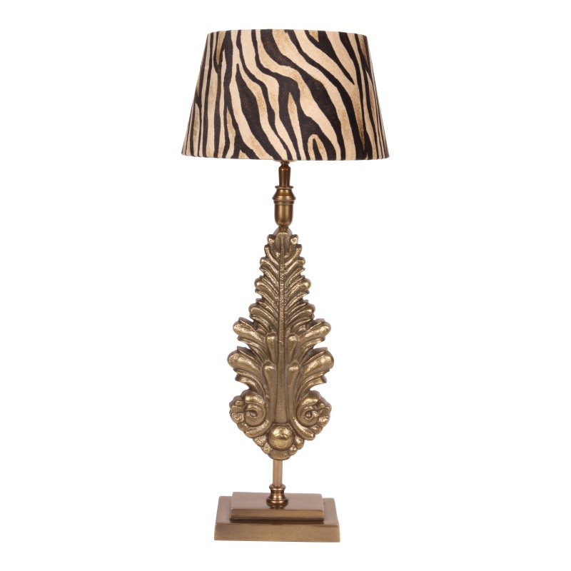 Pied de lampe de table aluminium 53 cm